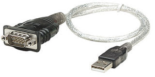 Convertidor de USB a Serial MANHATTAN 205153 - 0, 45 m, Transparente, RS-232, USB 2.0 A, Macho/Macho Convertidor de USB a Serial MANHATTAN 205153 - 0, 45 m, Transparente, RS-232, USB 2.0 A, Macho/Macho